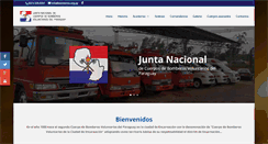 Desktop Screenshot of bomberos.org.py